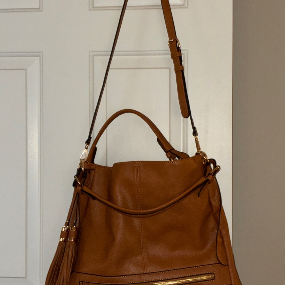 Urban Expressions Handbag Tote Style (Pecan Color) - Picture 11 of 14